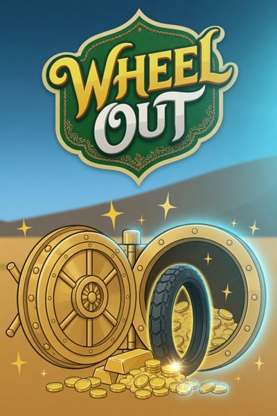 Forsidebilde av spilleautomaten Wheel Out hos Cleobetra Casino