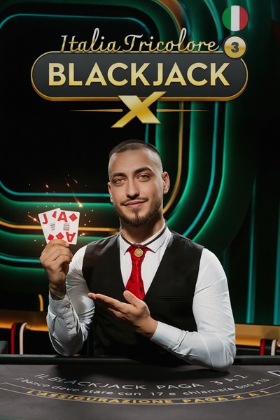 Bilde av Blackjack Italia Tricolore 3 hos Betwest